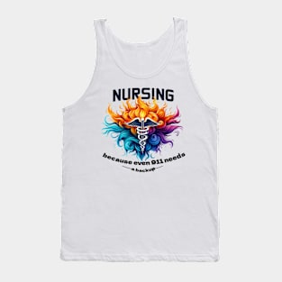 Nursing: The Unseen Heroes of '911' Tank Top